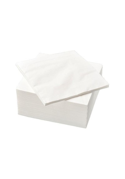 IKEA Fantastisk 100 Adet Peçete 40x40 cm - Beyaz