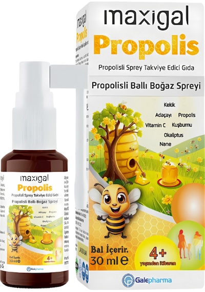Maxigal Propolisli Ballı Boğaz Spreyi 30 ML