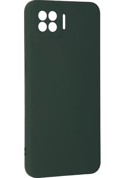 Newface Oppo A73 Kılıf Nano İçi Kadife Silikon - Koyu Yeşil