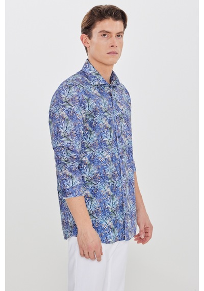 Erkek Lacı-yesıl %100 Pamuk Slim Fit Dar Kesim Büyük İtalyan Yaka Baskılı Gömlek Lacı-yesıl Erkek Lacı-yesıl %100 Pamuk Slim Fit Dar Kesim Büyük İtalyan Yaka Baskılı Gömlek Lacı-yesıl