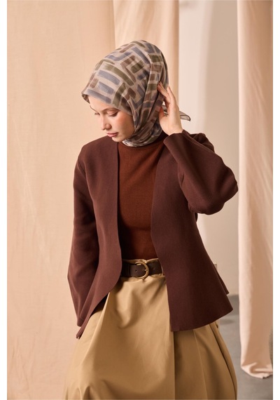 Silk Home Soft Eşarp 73096-17 Vizon, Yeşil, İndigo, Koyu Vizon