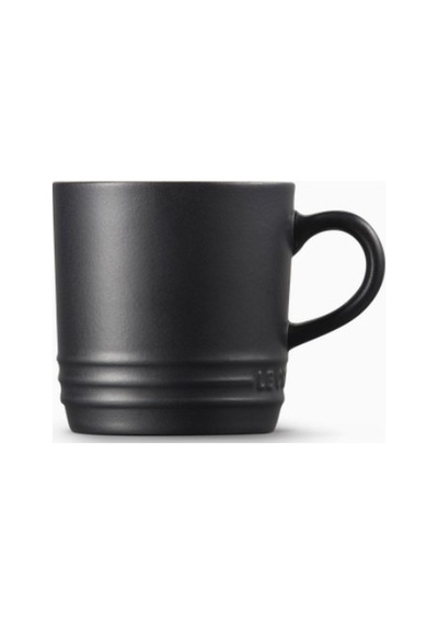 Le Creuset Seramik Cappuccino Kupası Lüks Ve Zarif Kupalar Mat Siyah 4