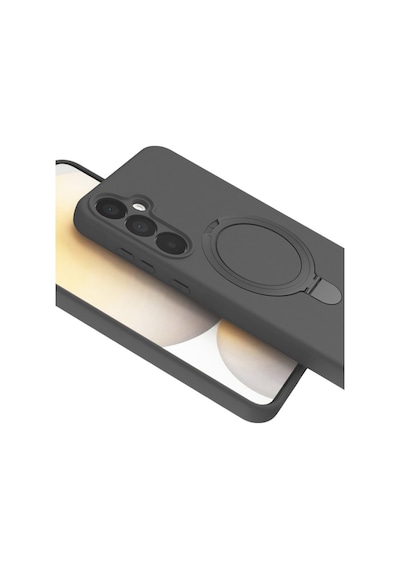 Samsung Galaxy  Uyumlu,  A55 5g Regal Magsafe Standlı Kapak - Titan Gri