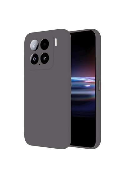 Flzdgnkr Newface Xiaomi Mi 15 Pro Kılıf Nano İçi Kadife Silikon - Gri