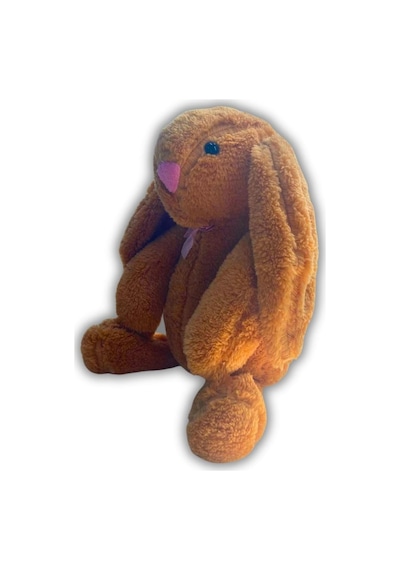 Uyku Arkadaşım Uzun Kulak Bunny Peluş Tavşan 65 Cm Kahverengi