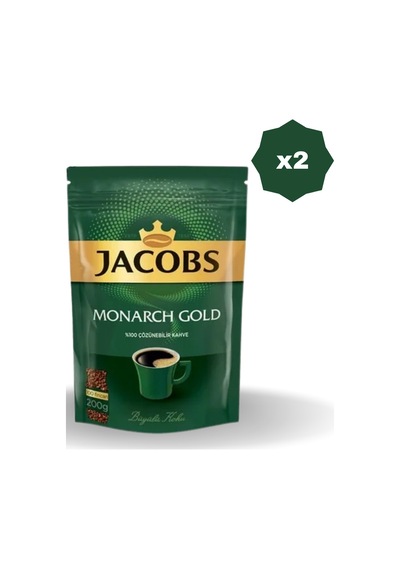 Jacobs Monarch Kahve 200 Gr - 2 Adet Granül