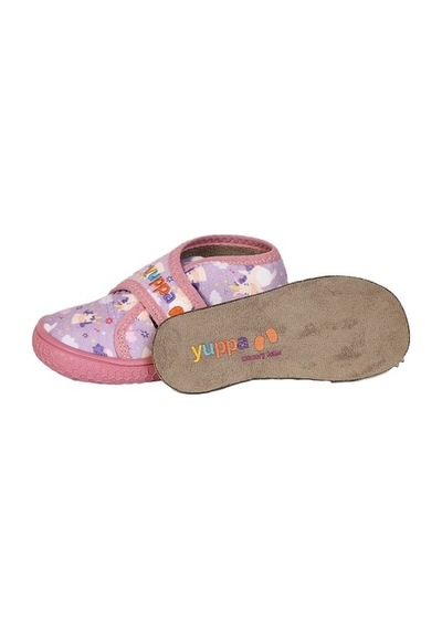 Yuppa Funny Happy Unicorn Kız Çocuk Panduf-Lila
