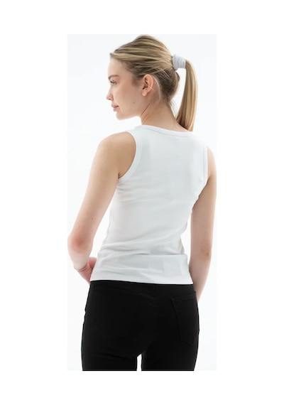 Fashion Friends Taşlı Kadın Atlet 26y0486k1 Beyaz