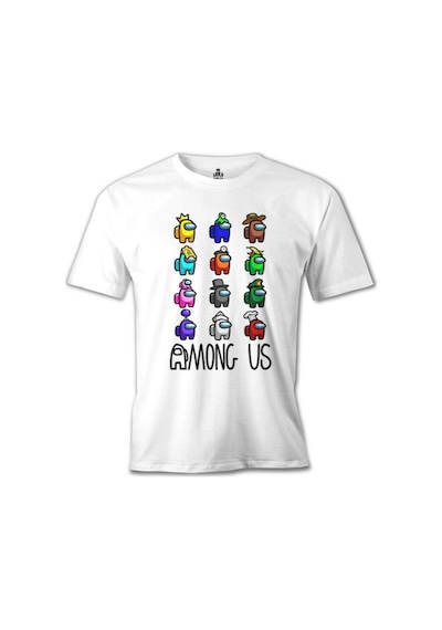 Among Us - Hat Beyaz Erkek Tshirt