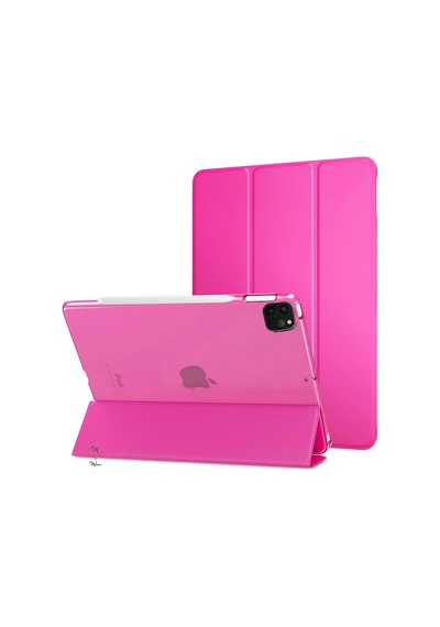 Apple Uyumlu iPad Pro 12.9 2020 4.Nesil Kılıf Pu Deri Smart Standlı Kılıf