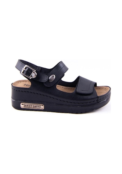 Dagoster Dza37-3014 Siyah Günlük Ortopedik Kadın Sandalet 001