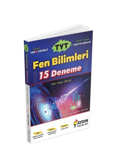 TYT Fen Bilimleri 15 Deneme -  Aydın Yayınları