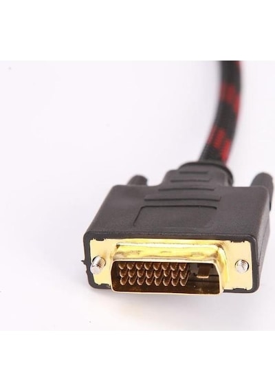 4600 Hdmi To Dvi 24 1 Çevirici Dönüştürücü Monitör Kablosu 1.5M