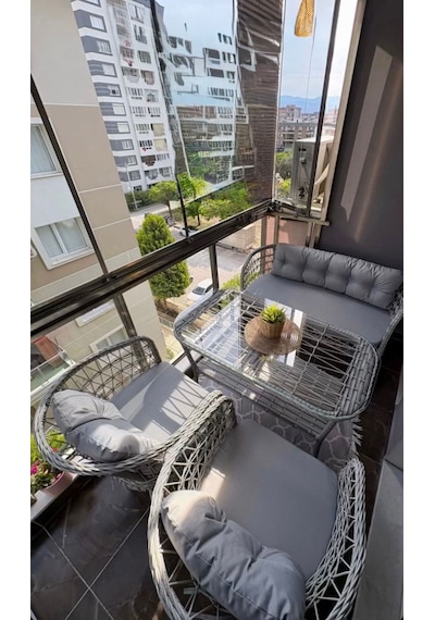 Bambu Midi 2-1-1 Alüminyum Bahçe Balkon Oturma Grubu Açık-gri Bambu Midi 2-1-1 Alüminyum Bahçe Balkon Oturma Grubu Açık-gri