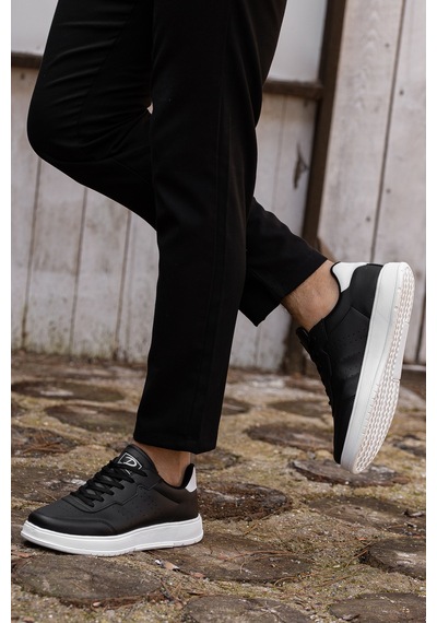 Daxtors D0158 Günlük Ortopedik Unisex Sneaker Spor Ayakkabı Siyah-beyaz