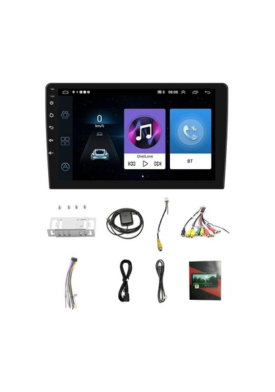 10 Inç 2+32gb Universal 2dın 25-15cm Android 12 Ve Apple Ios Carplay Ile Arkası Slim Ince Kasa