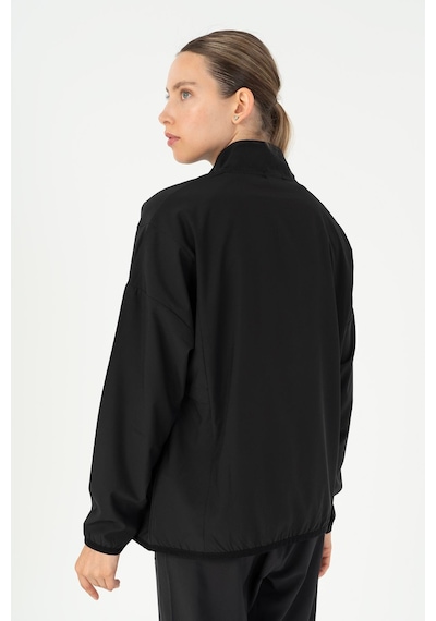 Maraton Comfort Kadın Dik Yaka Siyah- Tracktop Siyah-