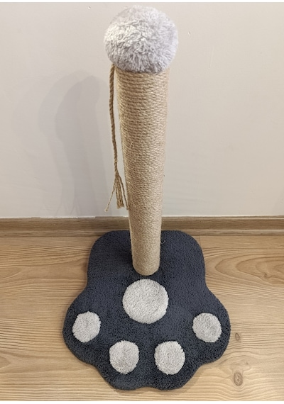 Kedi Tırmalama Tahtası Pati Modelli 50 Cm Büyük Boy Tırmalama Kedi Oyun Alanı Peluş Başlıklı