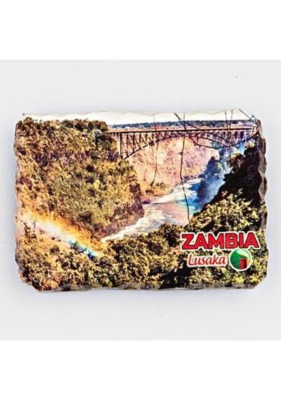 Zambiya Lusaka Temalı Kırık Magnet