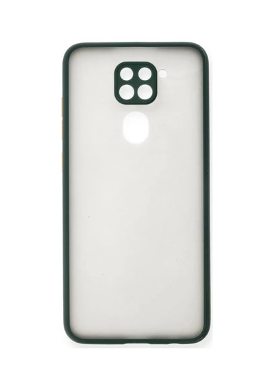 Jenerik Xiaomi Redmi Note 9 Kılıf Montreal Silikon Kapak - Yeşil