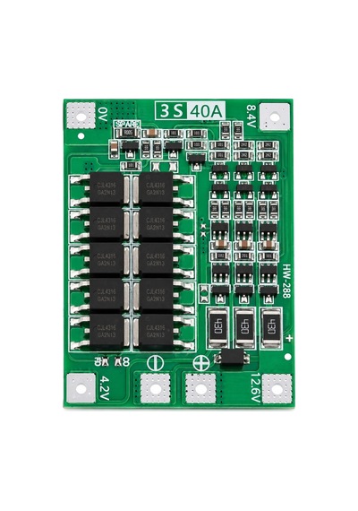 3s 40a Bms 12.6v 18650 Lityum Pil Koruma Ve Balans Modülü Hw-288