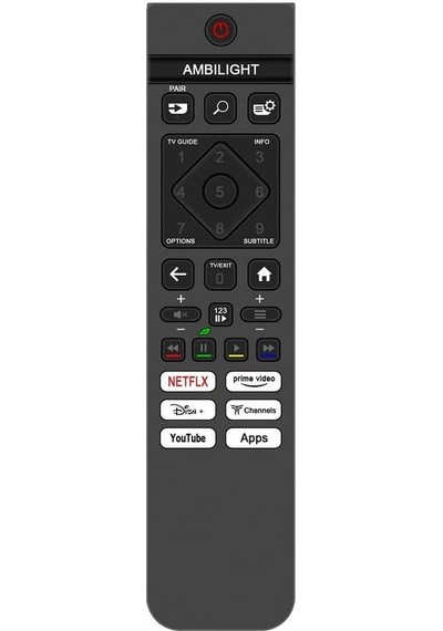 Philips İle Uyumlu Model 75pus7000/12 Android Led Tv Kumandası-mikrofonsuz