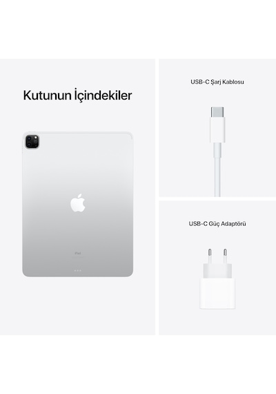 Apple iPad Pro 12.9 (5. Nesil) MHNH3TU/A Wi-Fi 256 GB 12.9" Tablet Uzay Grisi