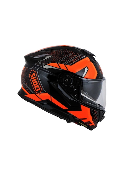Shoei Gt-Aır 3 Kask Hıke Tc-8 Kapalı Motosiklet Kaskı Siyah - Turuncu
