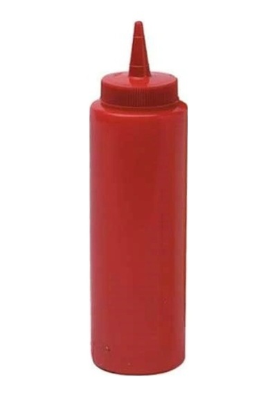 Hubrendy Çer Ketçap Şişesi - 1000ml Dev Boy Kırmızı 504512