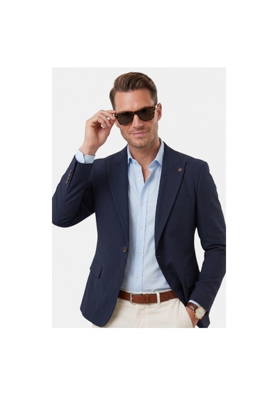 Deepsea Erkek Lacivert Slim Fit Blazer Ceket Likralı Çift Yırtmaç Dokulu Premium Ceket 2600776 Deepsea Erkek Lacivert Slim Fit Blazer Ceket Likralı Çift Yırtmaç Dokulu Premium Ceket 2600776