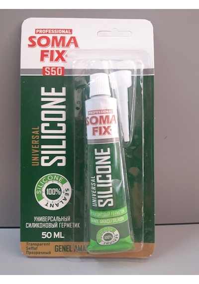 Genel Amaçlı Tüp Silikon 50ml / Şeffaf