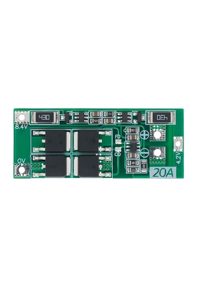 2s 20a Bms 8.4v 18650 Lityum Pil Şarj Koruma Devresi Balanslı