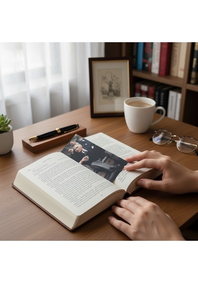 Atatürk 4'lü Kitap Ayracı Kalın Geniş Kesim 350 Gr Hediyelik No:1