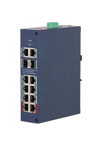 Dahua Chs4212-8gt-110 8 Port Gigabit Poe 110w 2 Port Uplink 2 Port Sfp Cloud Yönetilebilir Switch
