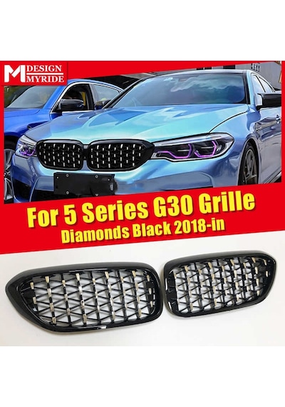 Bmw 5 Serisi G30 Ön Panjur Böbrek Diamond Model Oem
