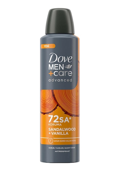 Dove Men +care Advanced Erkek Deodorant 72 Saat Koruma Sandalwood Vanilla 150 Ml