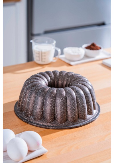 Acar Dg-08570/12 Line Mocha Dilimli Kek Kalıbı Kahve