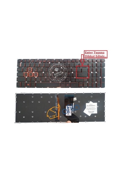 Acer Pk132wv1b00 Uyumlu Notebook Klavye -siyah -tr - Işıklı