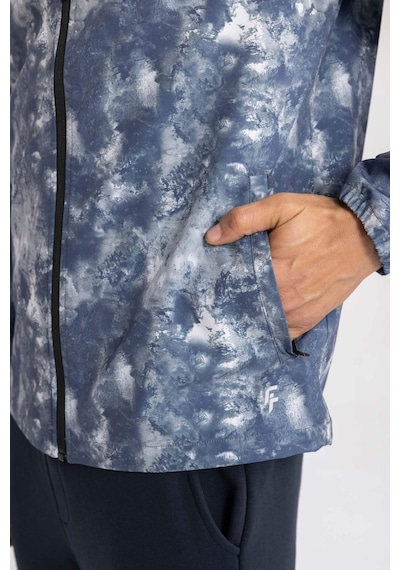 Defacto DeFactoFit Mevsimlik Mont Su İtici Slim Fit Dar Kesim Kapüşonlu File Astarlı Esnek Dokulu B2189AX24SPBK81 Siyah