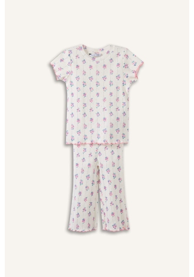 Defacto 2li Pijama Takımı Kız Bebek H5503a526smer233 Ekru-er233