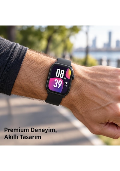 Polosmart PSSW25 Bluetooth V5.0 2.01 " Akıllı Saat (Distribütör Garantili)