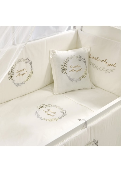 Meltem Kids Mia Anne Yanı Ahşap Sallanır Beşik 60 x 120 CM (Beyaz - Angel) Beyaz Meltem Kids Mia Anne Yanı Ahşap Sallanır Beşik 60 x 120 CM (Beyaz - Angel) Beyaz