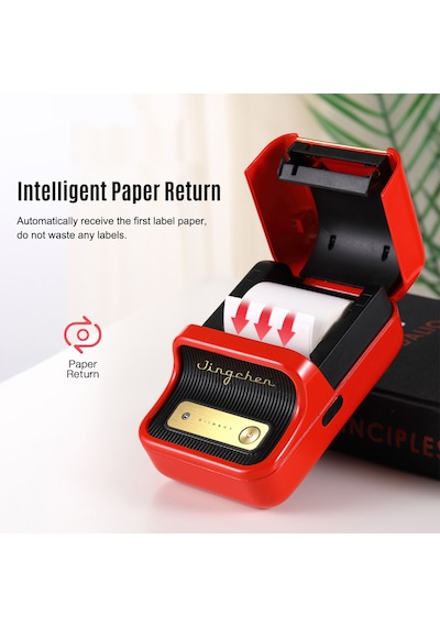 Niimbot B21 Kablosuz Taşınabilir Bluetooth Usb Şarjlı Etiket Makinesi Siyah