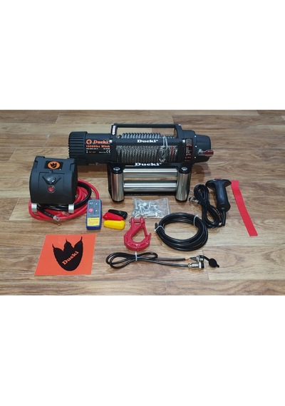 Ducki 24Volt 13000Lb 5900Kg Çelik Halatlı Vinç
