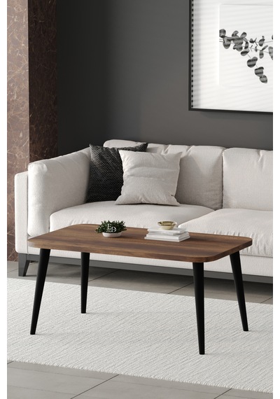 Roma Orta Sehpa Metal Ayaklı , Orta Sehpa , 100 X 60 X 50 Cm Siyah Metal Barok