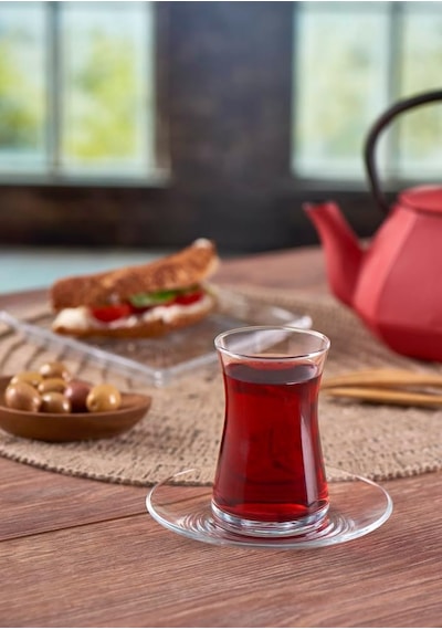 Paşabahçe Heybeli Çay Takımı 12 Parça 95483