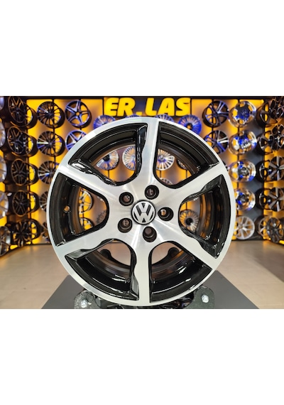 4  Adet Volkswagen Polo  6 15 5 100 Et40 571 Black Mack Jant Revize Edilmiş Takım
