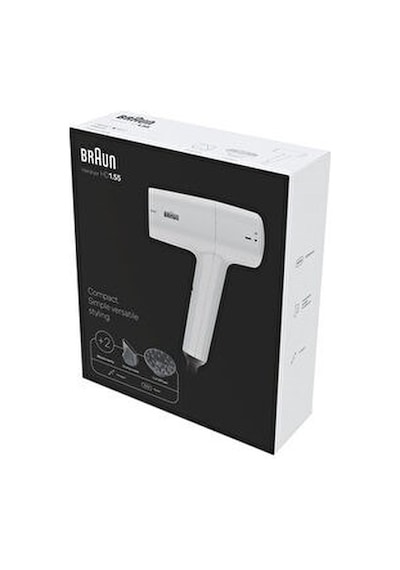 Braun Brhd155e Hd1.55 1800W 2 Başlıklı Difüzörlü Saç Kurutma Makinesi