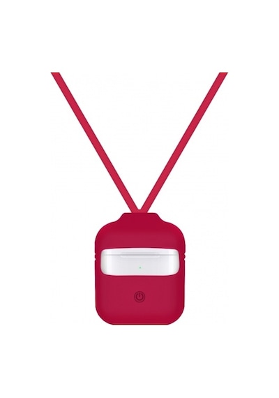 Blogy Apple Uyumlu AirPods İle Silikon Kılıf Hibiscus