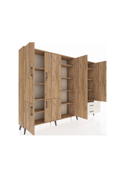 Arges Dolap 12 Raflı 2 Çekmeceli 7 Kapaklı 220x30x163 Çam-çam/ayt Çam-çam/aytaşı Arges Dolap 12 Raflı 2 Çekmeceli 7 Kapaklı 220x30x163 Çam-çam/ayt Çam-çam/aytaşı